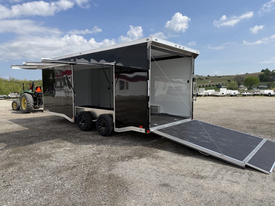 New 2027 ATC 8.5 x 20 ROM400 Enclosed ALUMINUM Car Hauler - Slight damage