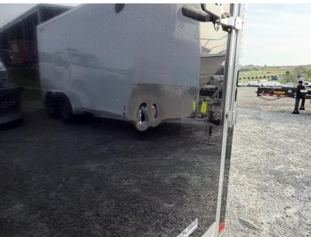 New 2027 ATC 8.5 x 20 ROM400 Enclosed ALUMINUM Car Hauler - Slight damage
