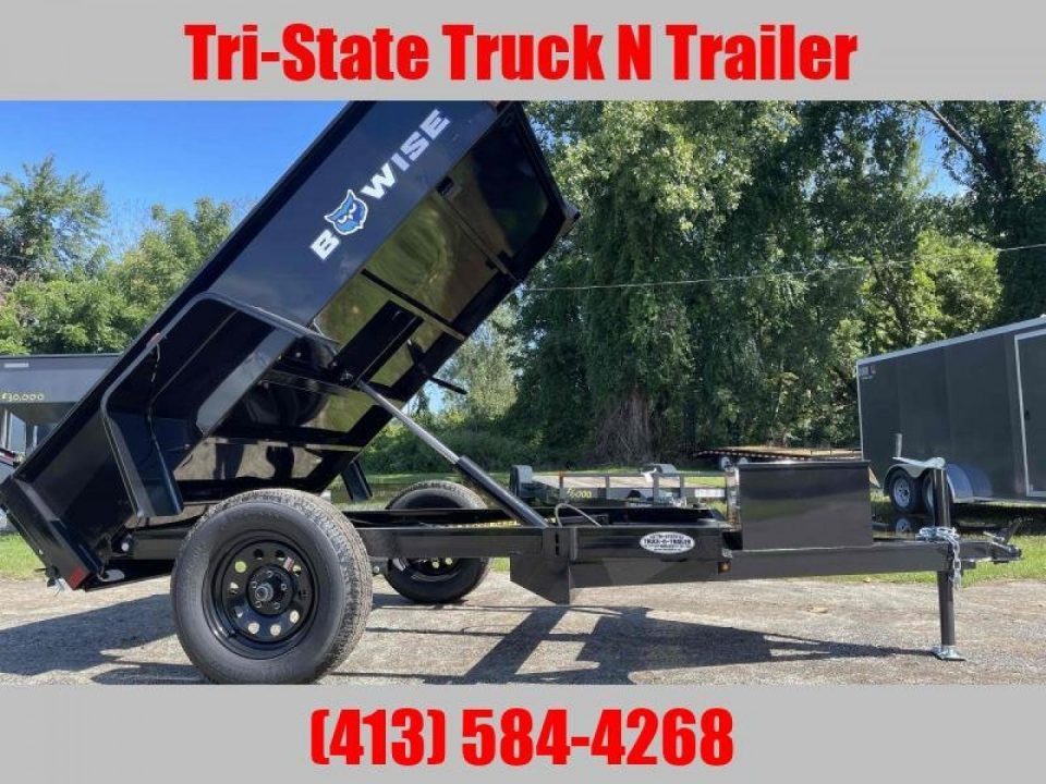 New 2026 BWISE 5x8 dump trailer