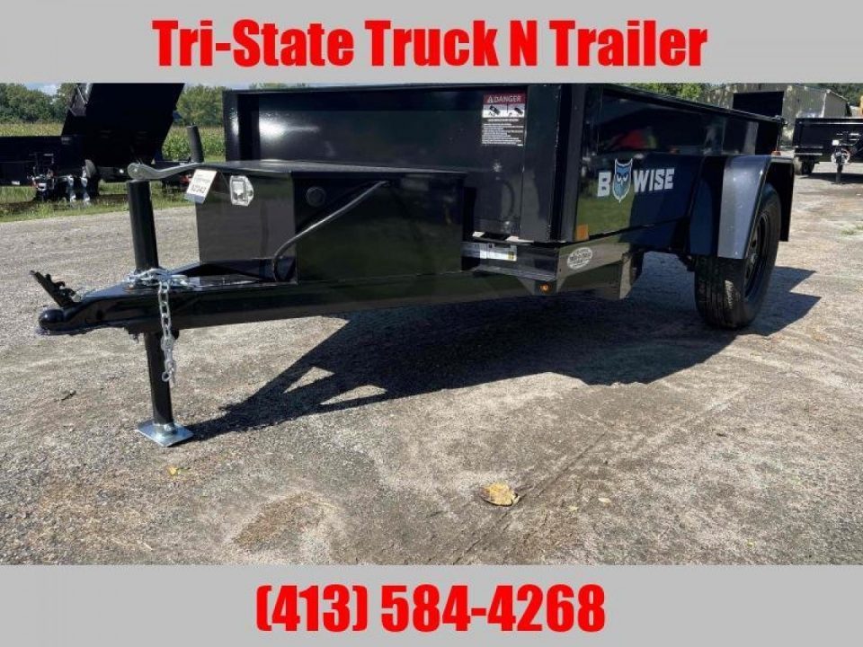 New 2026 BWISE 5x8 dump trailer