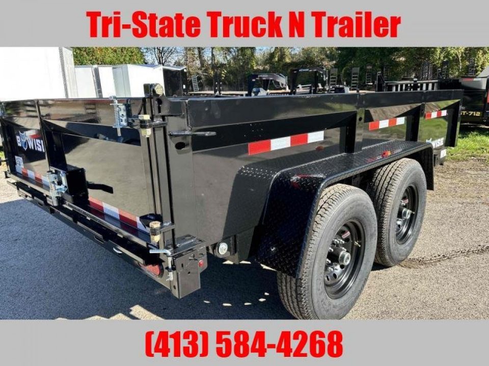 New 2026 BWISE 7x12 Dump trailer