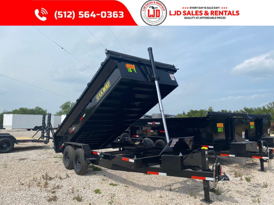 New 2026 US Built - Dump Trailer 16 x 2 - 16K GVWR