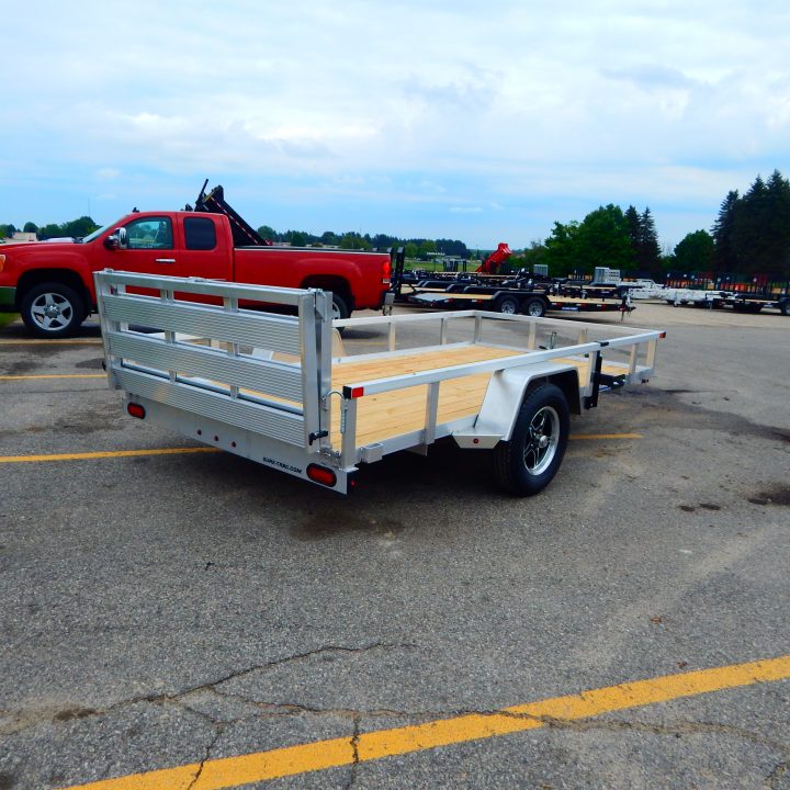 New 2026 Sure-Trac 6x12 Aluminum Tube Top Utility Trailer