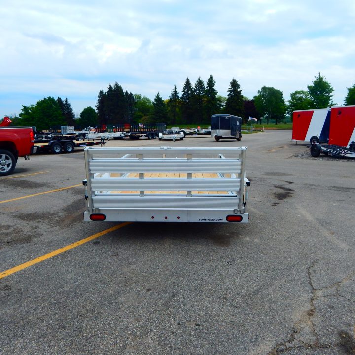 New 2026 Sure-Trac 6x12 Aluminum Tube Top Utility Trailer