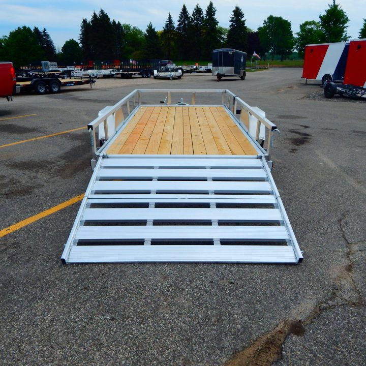 New 2026 Sure-Trac 6x12 Aluminum Tube Top Utility Trailer