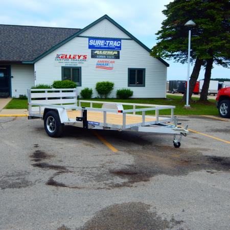 New 2026 Sure-Trac 6x12 Aluminum Tube Top Utility Trailer