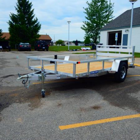 New 2026 Sure-Trac 6x12 Aluminum Tube Top Utility Trailer