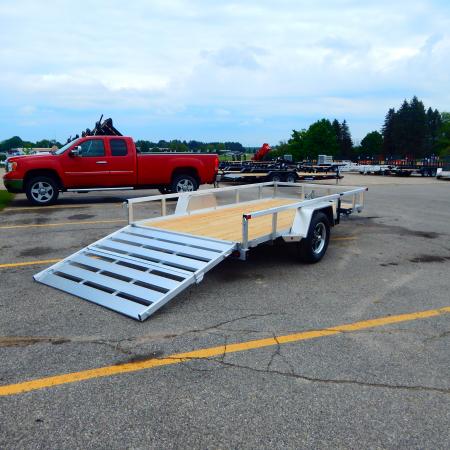 New 2026 Sure-Trac 6x12 Aluminum Tube Top Utility Trailer
