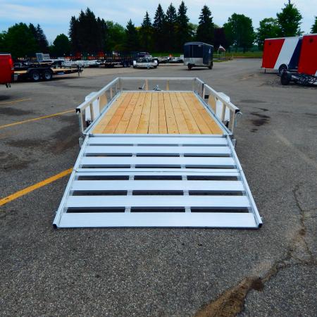 New 2026 Sure-Trac 6x12 Aluminum Tube Top Utility Trailer