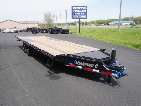 New 2026 Diamond C Trailers DET210 24ft Deckover Tilt Trailer
