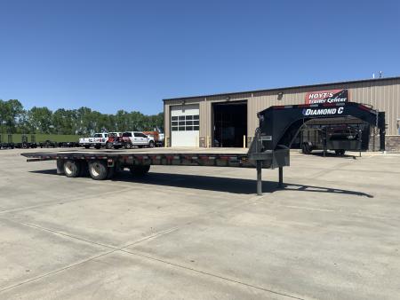 Used 2024 Diamond C FMAX212 102 X 35 Gooseneck Flatbed Trailer