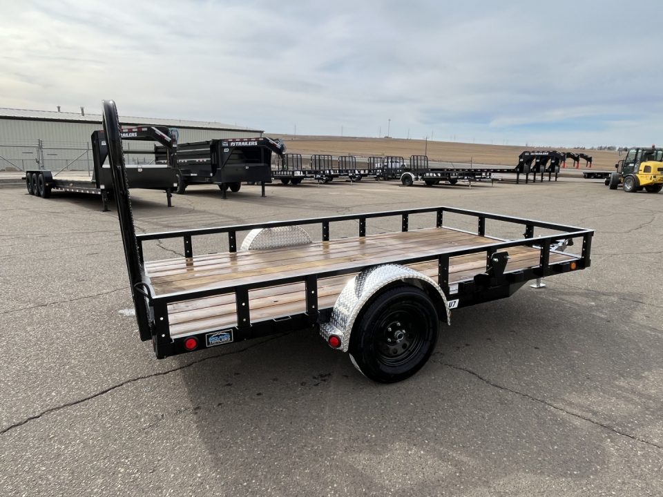 New 2026 PJ Trailers 77" x 12' U7 Utility Trailer Utility Trailer