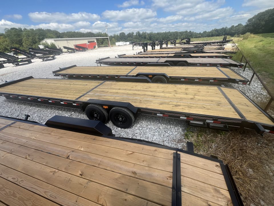 New 2026 Triple R 84X36 - 2 CAR HAULER BUMPER PULL W/5' PULL OUT RAMPS