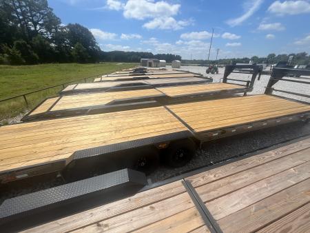 New 2026 Triple R 84X36 - 2 CAR HAULER BUMPER PULL W/5' PULL OUT RAMPS