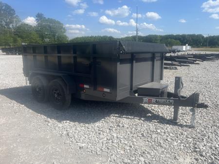 New 2026 Triple R 7X12 DUMP 14K - 2 WAY GATE RAMPS TARP Dump Trailer
