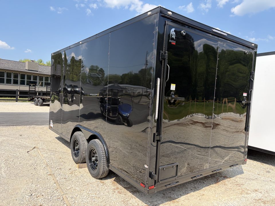 New 2026 Spartan Cargo 8.5x16 Enclosed Trailer, Pro-Series, Preferred Package, 10K GVWR, Polycor, 7' Interior, Tube Cross Members