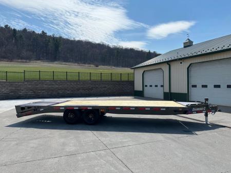 New Diamond C 24' I-Beam Deck Over with MAX Ramps (DEC207)