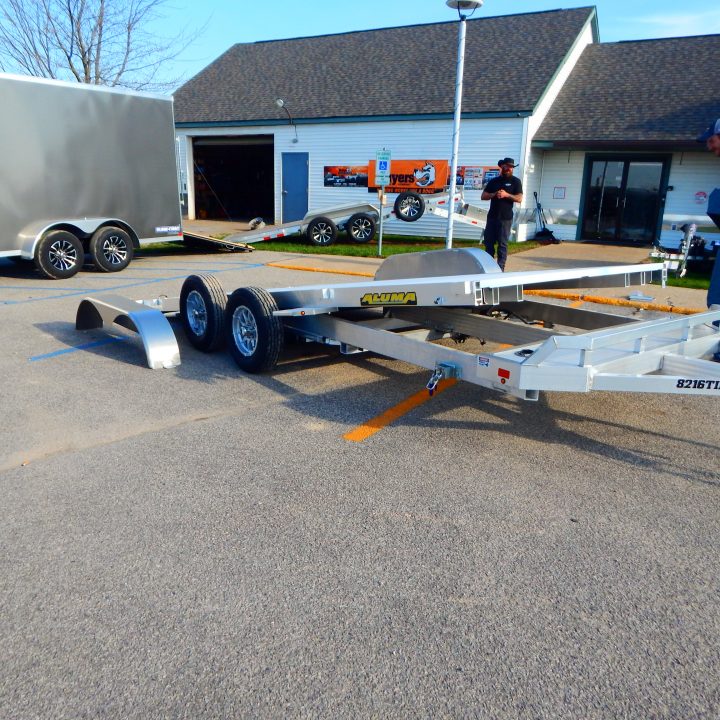New 2026 Aluma 82x16 7k Tilt Car Hauler