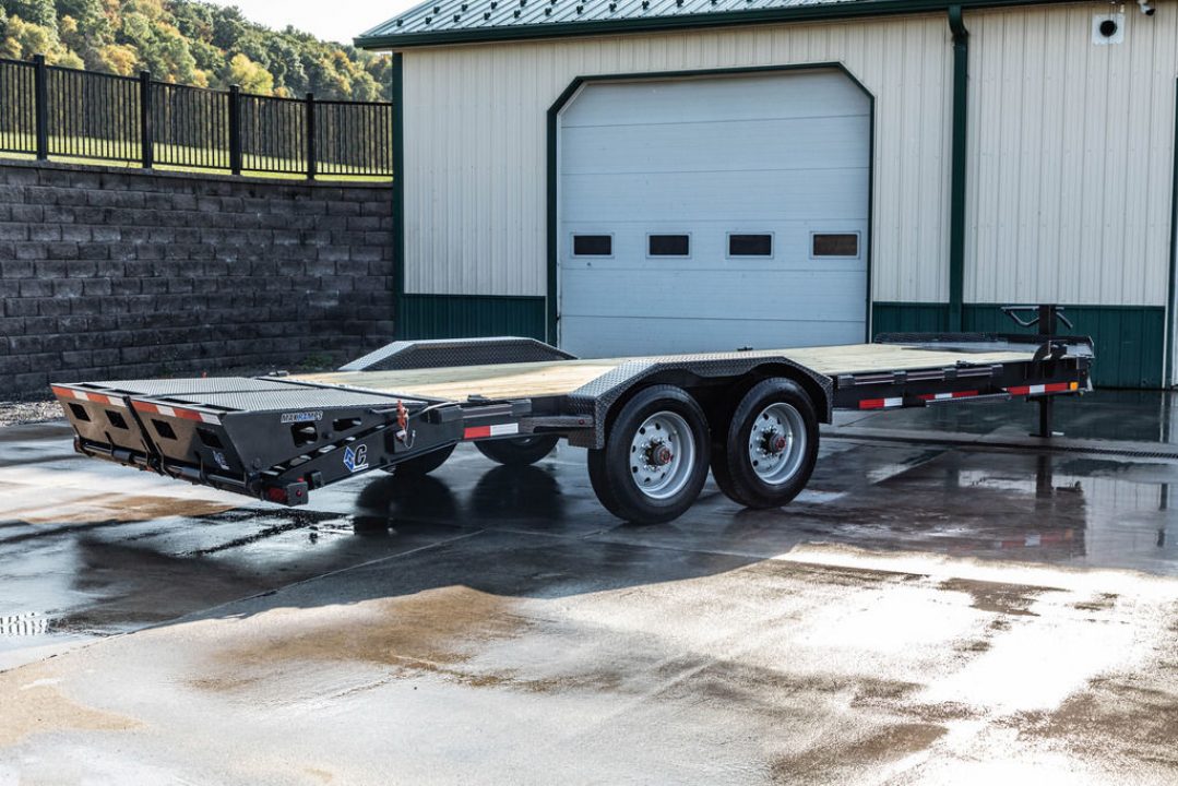 New 2024 Diamond C Trailers LPX 210 WITH MAX RAMPS 22' Equipment Trailer
