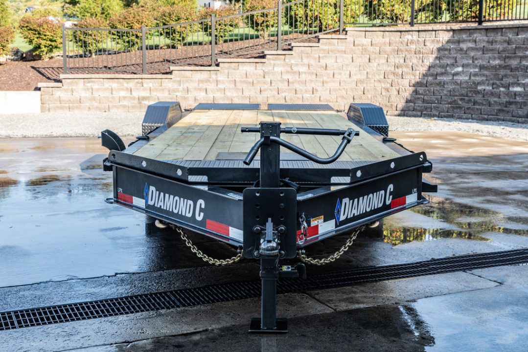 New 2024 Diamond C Trailers LPX 210 WITH MAX RAMPS 22' Equipment Trailer