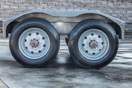 New 2024 Diamond C Trailers LPX 210 WITH MAX RAMPS 22' Equipment Trailer