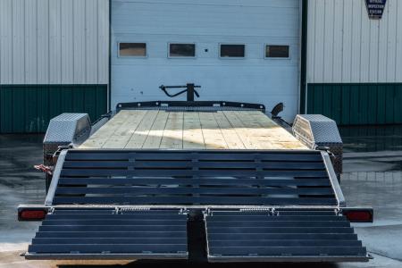 New 2024 Diamond C Trailers LPX 210 WITH MAX RAMPS 22' Equipment Trailer