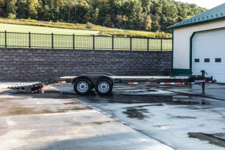 New 2024 Diamond C Trailers LPX 210 WITH MAX RAMPS 22' Equipment Trailer