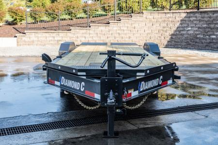 New 2024 Diamond C Trailers LPX 210 WITH MAX RAMPS 22' Equipment Trailer