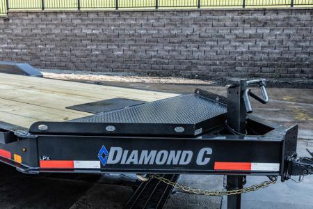 New 2024 Diamond C Trailers LPX 210 WITH MAX RAMPS 22' Equipment Trailer