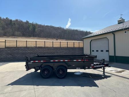 New PJ Trailers 14' Low-Pro Dump - 24" Sides (DL)