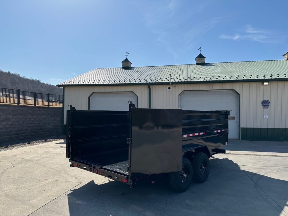 New PJ Trailers 16' Low-Pro Dump - 48" Tall Sides