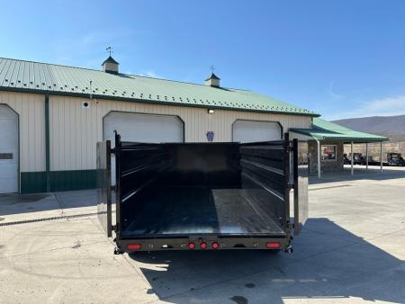 New PJ Trailers 16' Low-Pro Dump - 48" Tall Sides