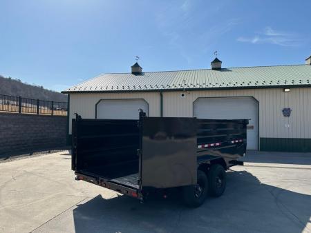 New PJ Trailers 16' Low-Pro Dump - 48" Tall Sides