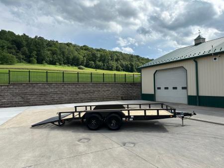 New PJ Trailers 16' Tandem Axle Utility (UL) - HD Mesh Gate