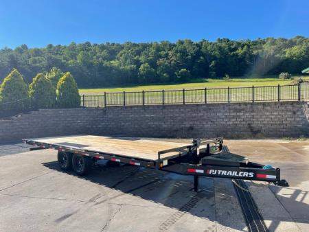 New PJ Trailers 22' Hydraulic Deckover Tilt (T8)