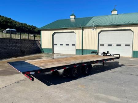 New PJ Trailers 22' Hydraulic Deckover Tilt (T8)