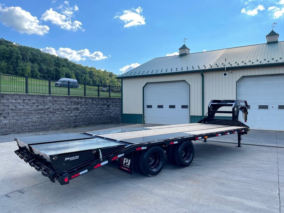 New PJ 25' Low-Pro Flatdeck with Duals (LD) - Monster Ramps