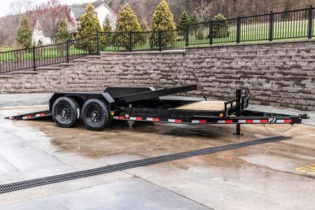 New PJ Trailers 20' Hydraulic Dampening Tilt (T6 14k)
