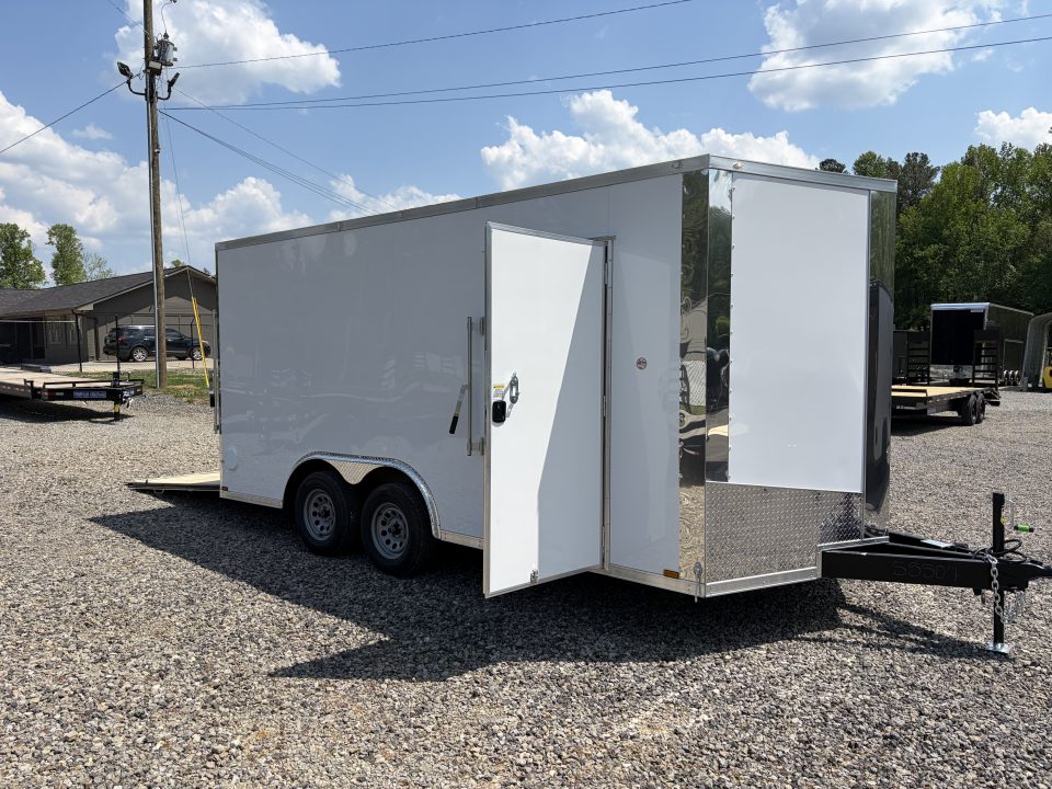 New 2026 Spartan Cargo 8.5x16 Enclosed Trailer, Pro-Series, Preferred Package, 7K GVWR, Polycor, 7' Interior, Tube Cross Members