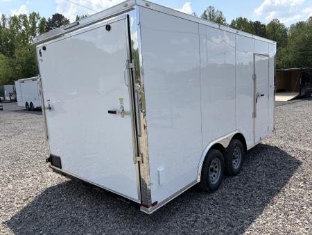 New 2026 Spartan Cargo 8.5x16 Enclosed Trailer, Pro-Series, Preferred Package, 7K GVWR, Polycor, 7' Interior, Tube Cross Members