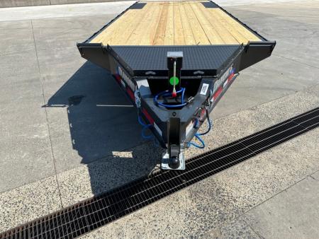 New Diamond C 24' I-Beam Deck Over with MAX Ramps (DEC207)