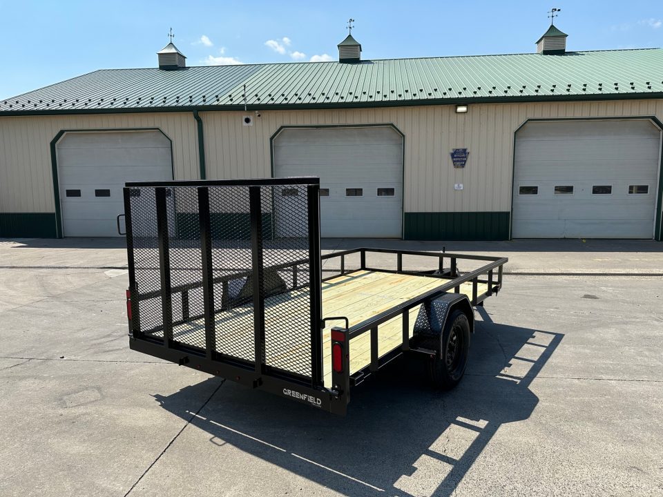 New Greenfield Trailers 12' Single Axle Utility
