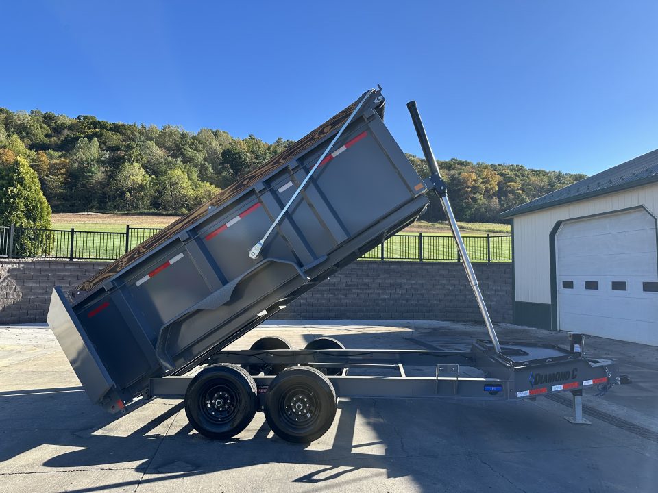 New Diamond C 14' LPT207 Telescopic Dump with 44" High Sides