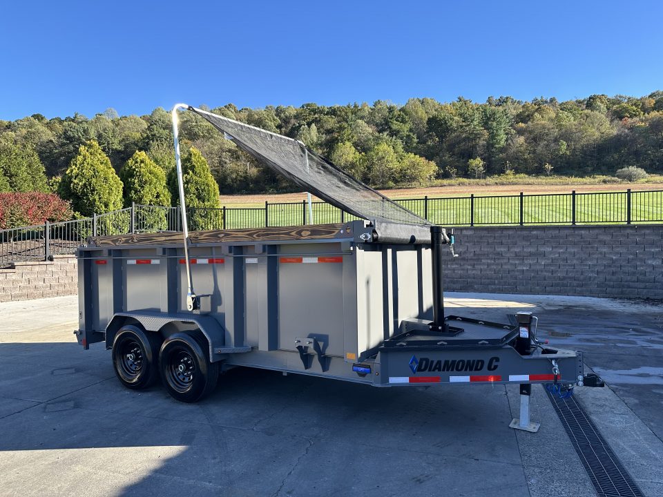 New Diamond C 14' LPT207 Telescopic Dump with 44" High Sides