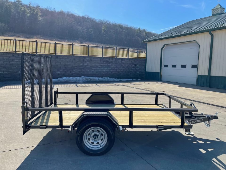 New Greenfield Trailers 10' Single Axle Utility