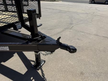 New #144207 2026 MP CUSTOMS 16 X 83 TANDEM AXLE PIPE TOP 7K LANDSCAPE TRAILER W/ 2' SIDES