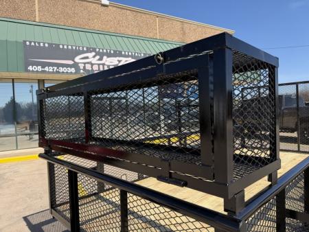 New #144207 2026 MP CUSTOMS 16 X 83 TANDEM AXLE PIPE TOP 7K LANDSCAPE TRAILER W/ 2' SIDES