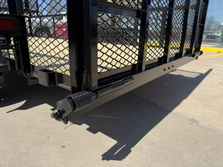 New #144207 2026 MP CUSTOMS 16 X 83 TANDEM AXLE PIPE TOP 7K LANDSCAPE TRAILER W/ 2' SIDES