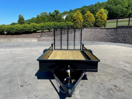 New Greenfield Trailers 10' Single Axle Utility - Solid Steel Sides