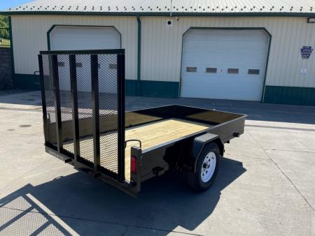 New Greenfield Trailers 10' Single Axle Utility - Solid Steel Sides